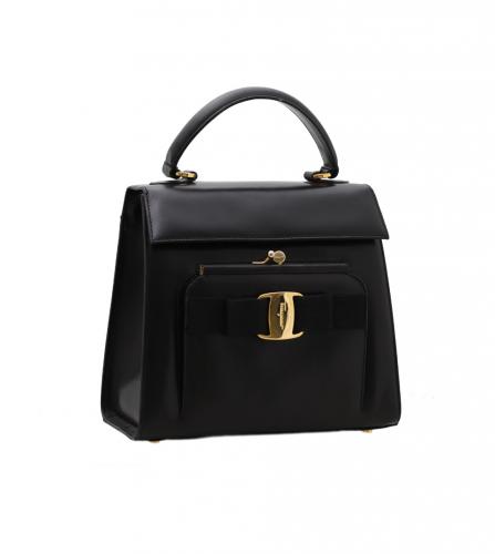 フェラガモ ヴァラ トップハンドル バッグ