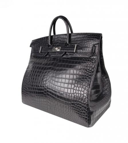 エルメス オータクロア 40 クロコ ブラック バッグ