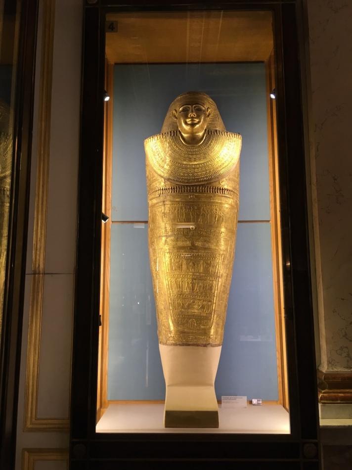 エジプト時代の黄金の棺