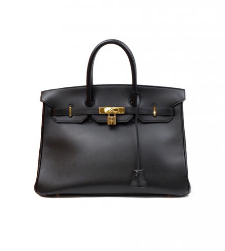 エルメス ブラック バーキン35 ガリバー バッグ