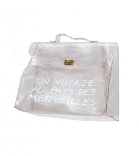 エルメス クリア 1998 ビニール ケリー バッグ