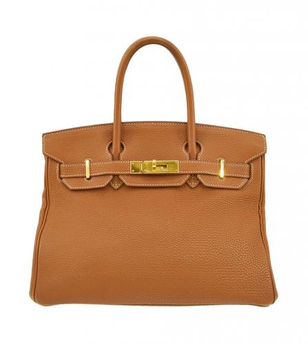エルメス　バーキン　30　トゴ　ゴールド