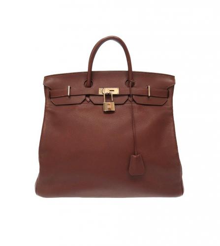 エルメス ブラウン オータクロア45 トリヨン バッグ