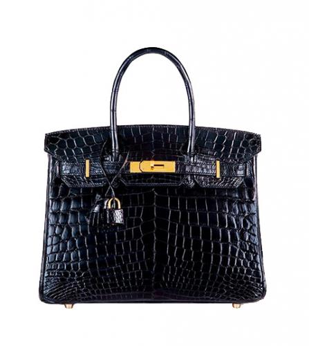 エルメス ブラック バーキン30 ニロティカス バッグ