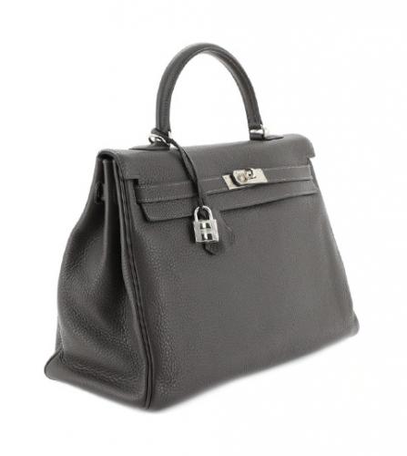 エルメス グラファイト ケリー35 トリヨン バッグ