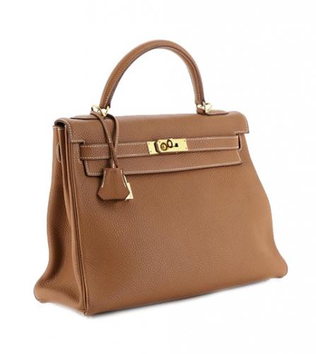 エルメス ゴールド ケリー32 クシュベル バッグ