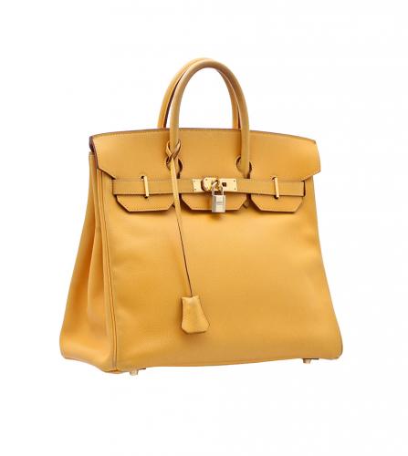 エルメス イエロー オータクロア32 クシュベル バッグ