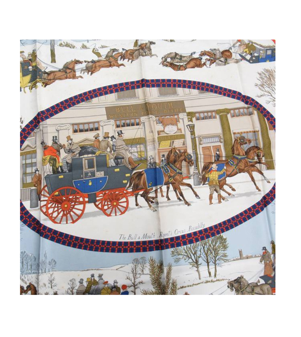 エルメス シルクスカーフ 冬の郵便馬車 | VINTAGE PARIS
