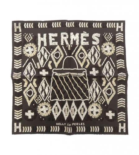 HERMES エルメス★スカーフ90 ケリーアンペルル