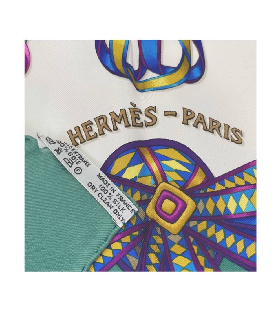 エルメス シルクスカーフ 馬のリボン飾り | VINTAGE PARIS