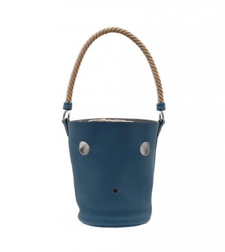 エルメス ブルー マンジョワール バッグ