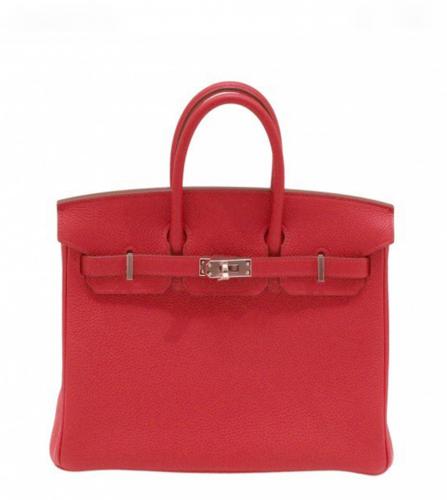 エルメス　バーキン　25 トゴ　ルージュ　カザック
