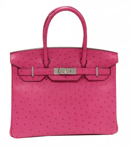 エルメス　バーキン　30　オーストリッチ　ピンク