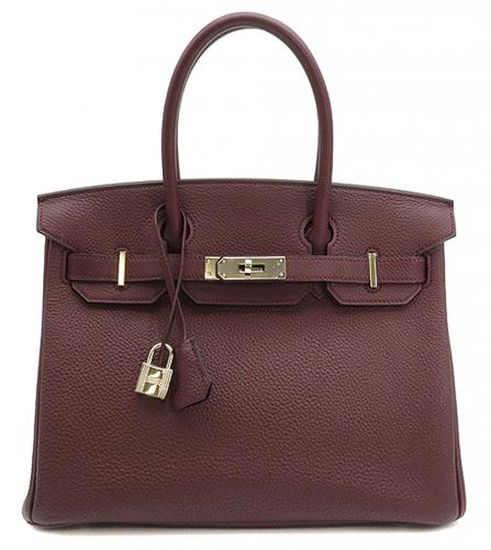 エルメス　バーキン　30　トゴ　ボルドー