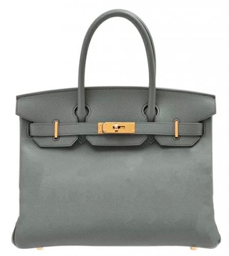 エルメス　バーキン　30　エプソン　グレー