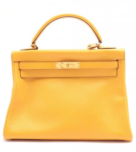 エルメス　ケリー　32　クシュベル　ジョーヌ