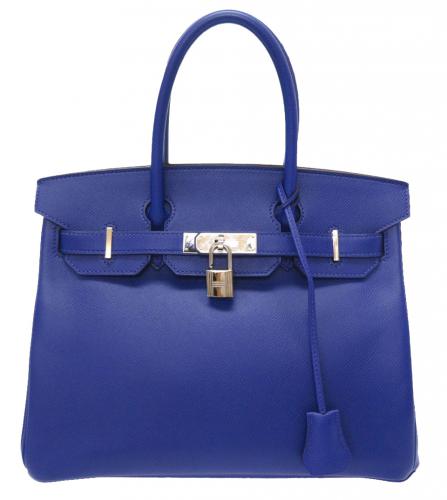 エルメス　バーキン　30　エプソン　ブルー