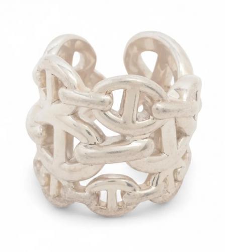 エルメス　シルバー シェーヌダンクル アンシェネGM