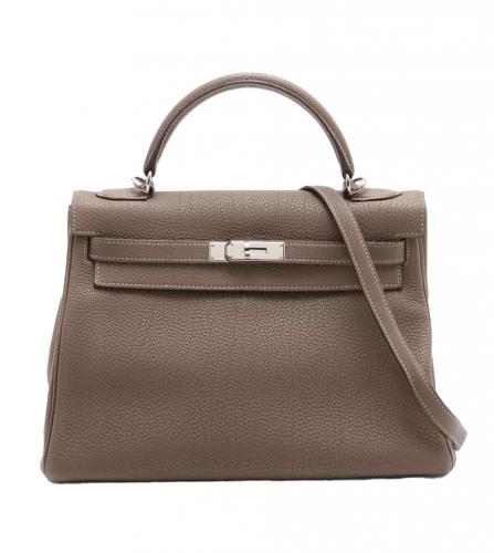 エルメス　ケリー　32　トゴ　エトゥープ