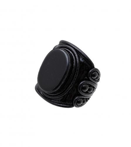 ロエベ ブラック バングル