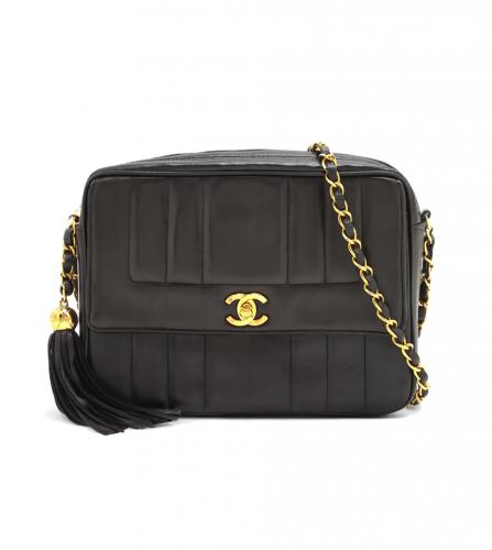 シャネル ブラック フラップ バッグ