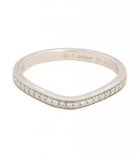 カルティエ　バレリーナ　カーブ　リング