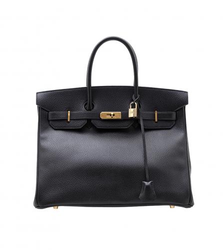 エルメス ブラック バーキン35 アルデンヌ バッグ