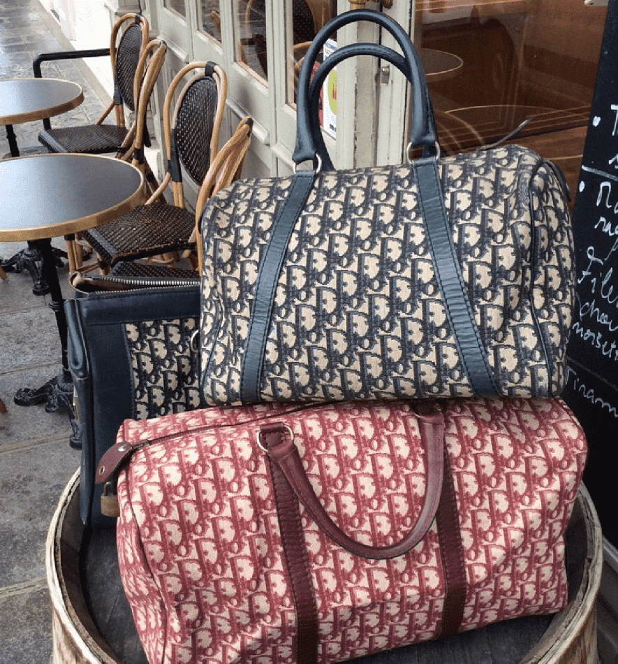 ディオール  モノグラム トロッター　ボストンバッグ