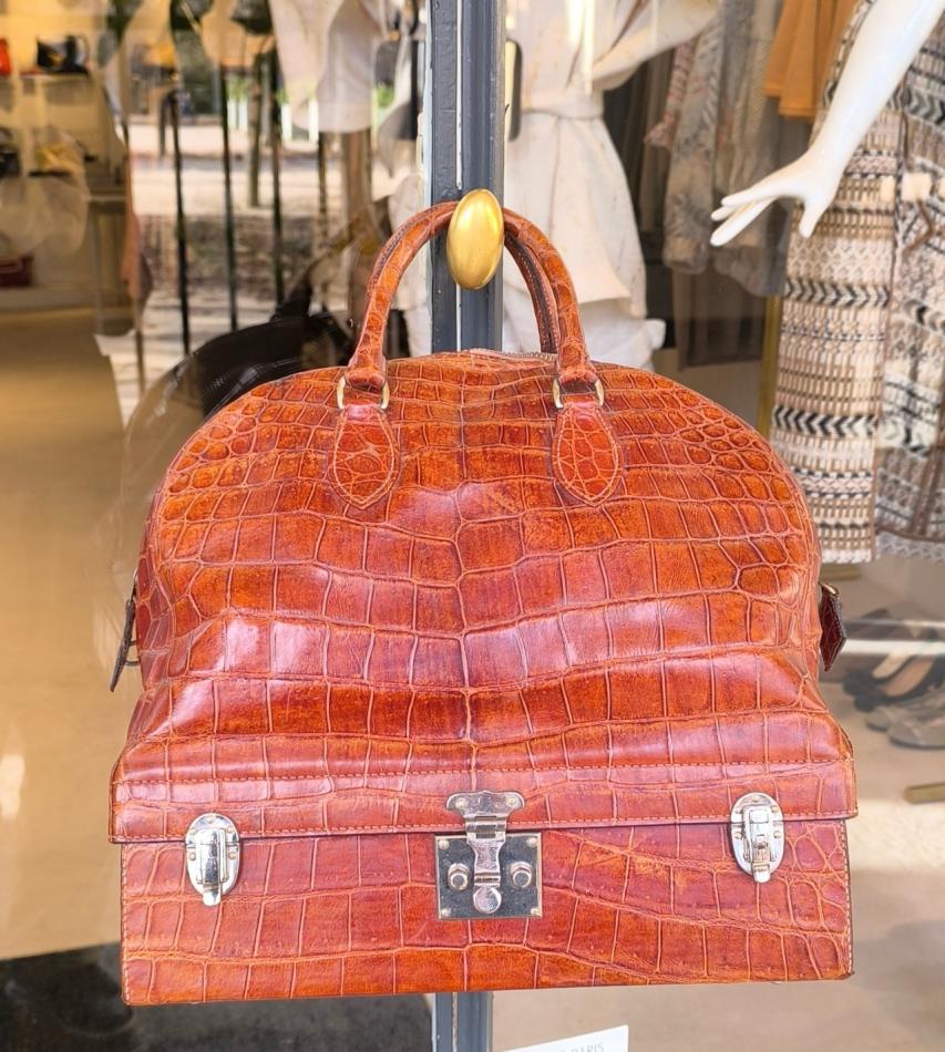 エルメス クロコダイル ヴァニティバッグ 60s